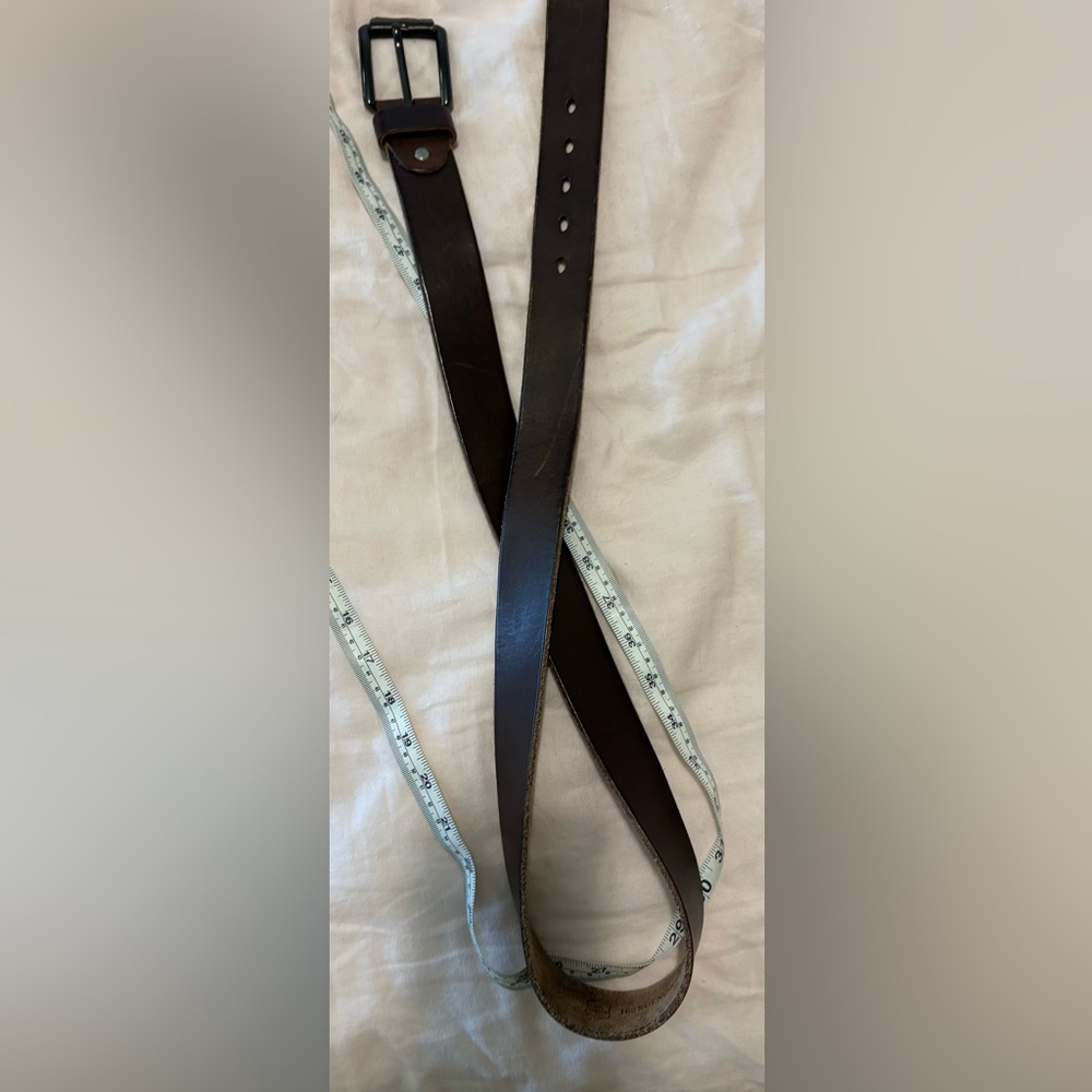 Men's Brown Leather Belt